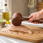 Cresagezen Artisan Wood Meat Tenderizer