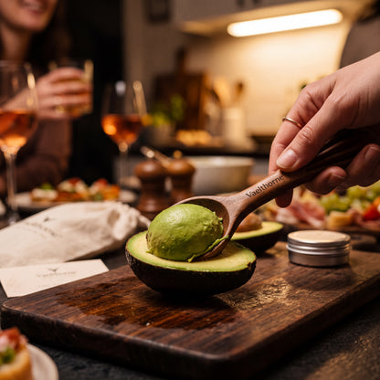 Vaelthorne™ Artisan Wood Avocado Slicer &amp; Scoop