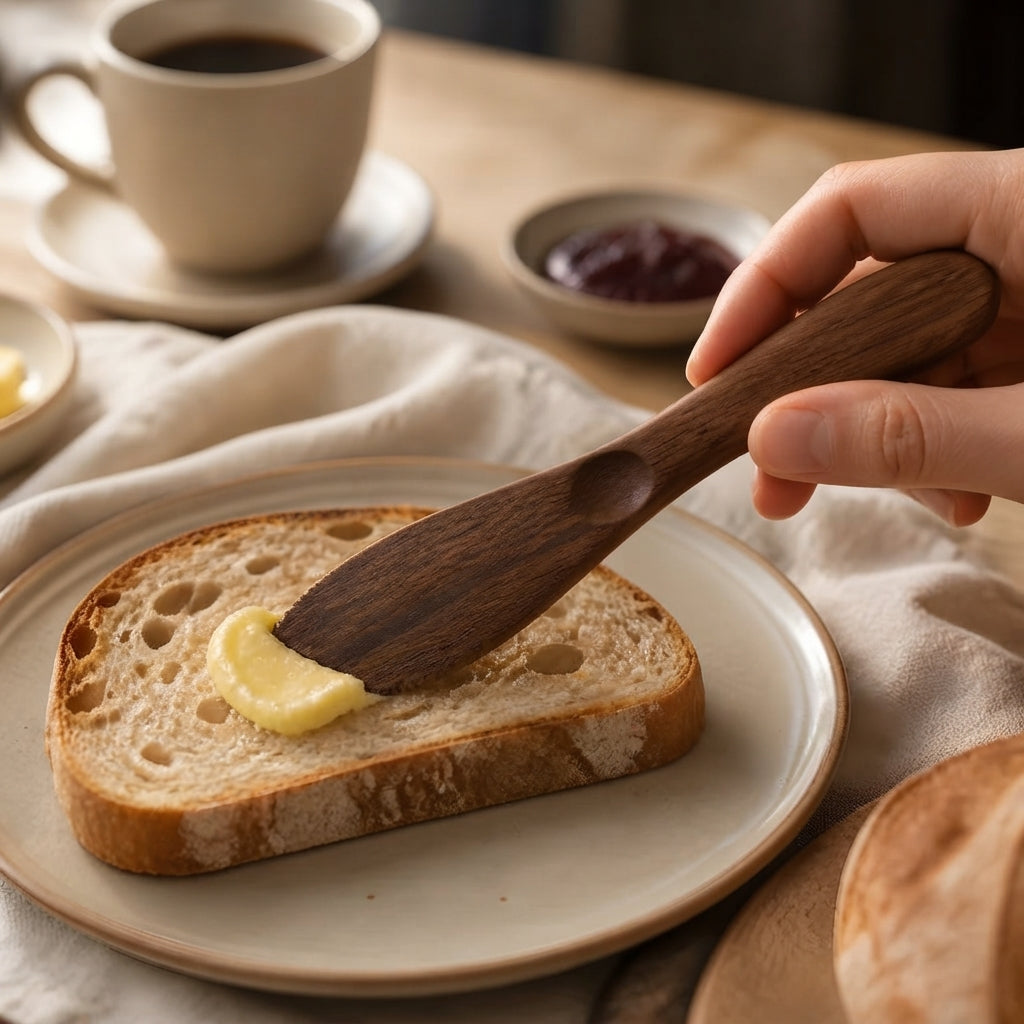 Cresagezen Artisan Wood Butter Knife