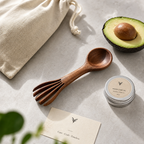 Cresagezen Artisan Wood Avocado Slicer &amp; Scoop