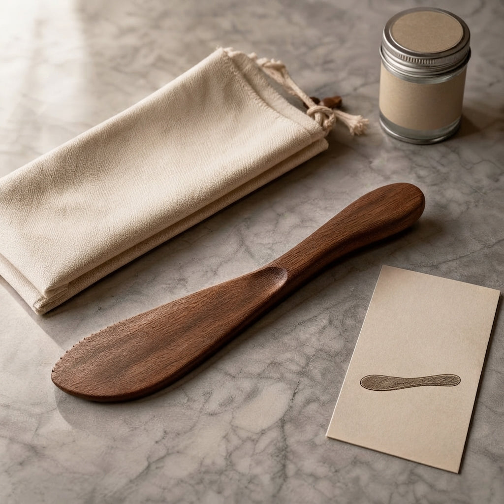 Cresagezen Artisan Wood Butter Knife