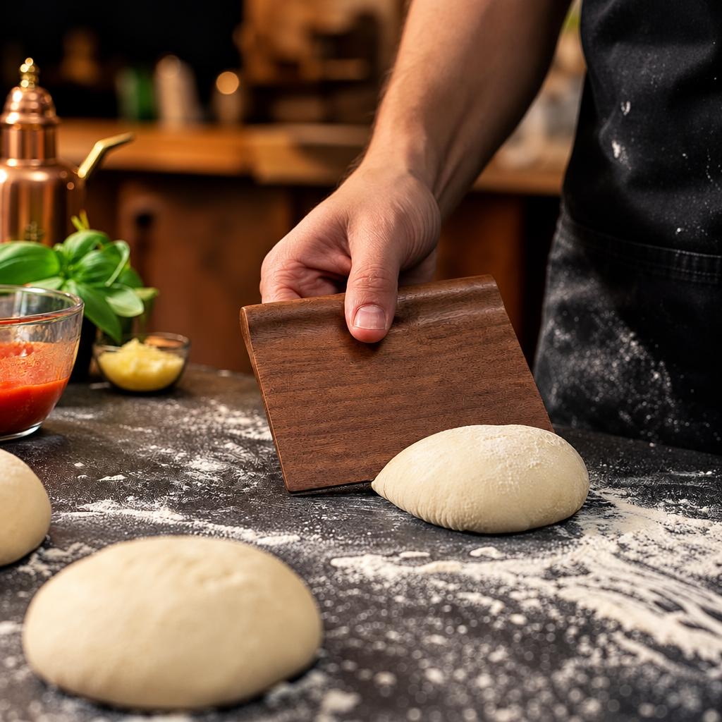 Cresagezen Artisan Wood Dough Scraper &amp; Bench Knife