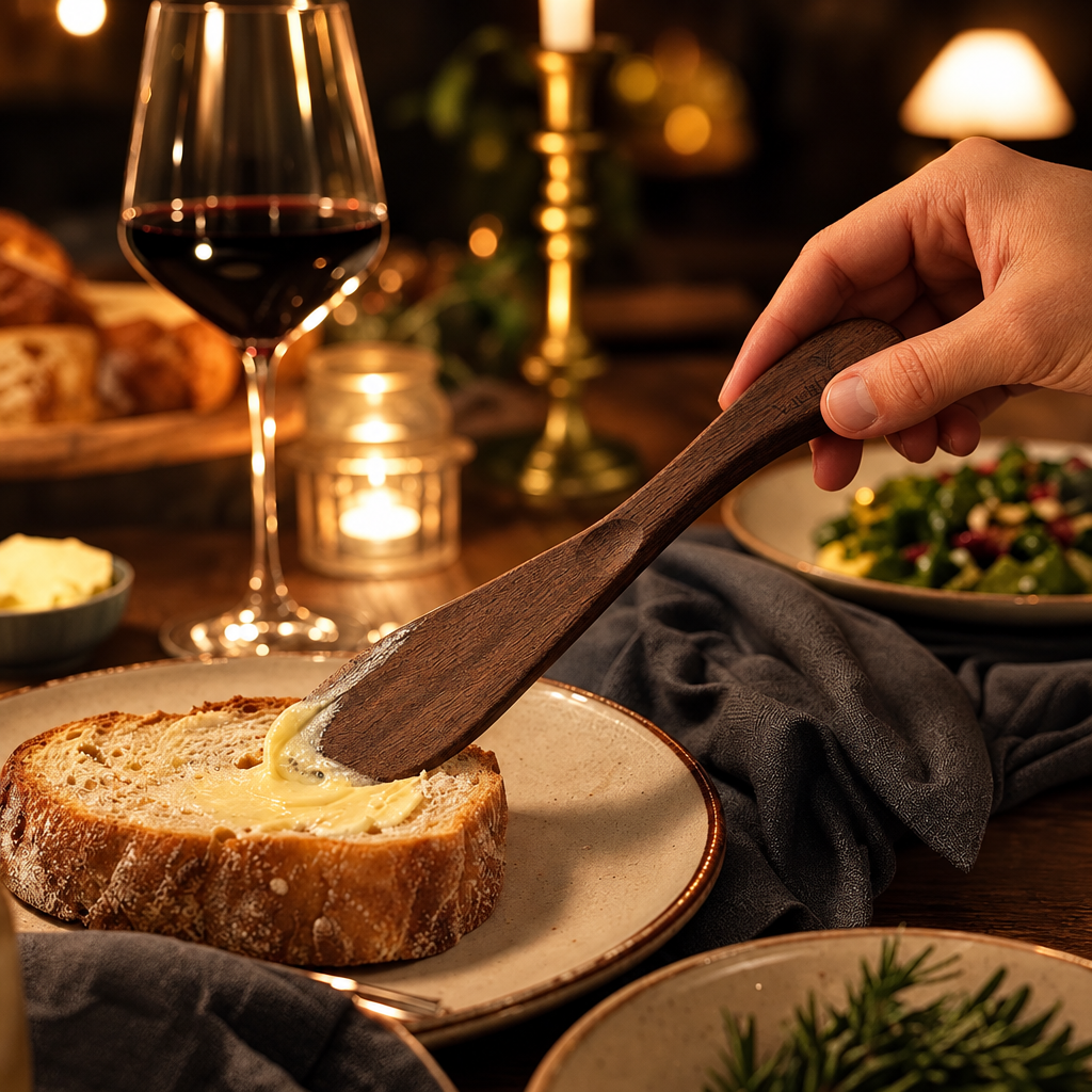 Cresagezen Artisan Wood Butter Knife