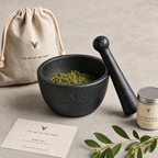 Cresagezen Cast Iron Mortar &amp; Pestle Set